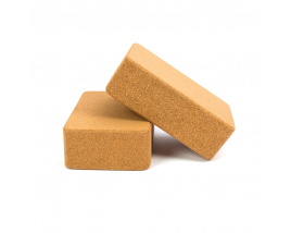 High Quality Eco-Friendly Fitness Custom 750g Yoga Blocks Natural Cork Yoga Block