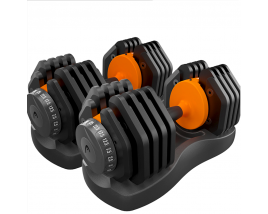 55LBS 25KGS Factory Fitness Adjustable Dumbbell WithTray Packing Quick-Change Adjustable Dumbbells