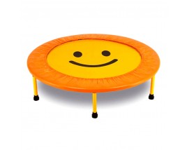 Hot sale kids' Mini Trampoline 40 Inch Jumping Bed spring smiling face trampoline
