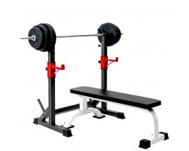 260KG Steel Weight Lifting Dumbbell Bar Adjustable Squat Rack Exercise Stand Home Fitness Weights Dumbells Rack