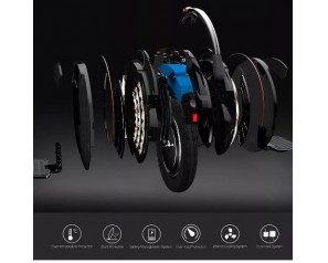 Self Balancing Scooter Bluetooth Electric Unicycle 16 Inch Single Wheel 24.9 mph 56 Miles