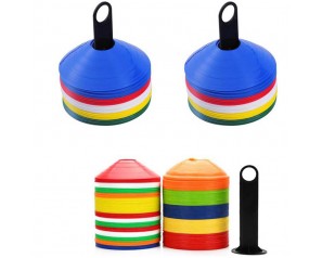 Good Quality 19X5CM 17g 18g 22g Soccer Agility Training Plastic Disc Football Cones