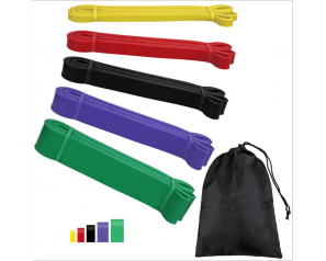 Gym Fitness Latex Resistance Bands Loop Yoga Resistance Band Bar Power Leg Exercise Stretch Pull Up Stretch Bands Set