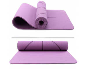 Whoelsale Cheap Price TPE Yoga Balance Mat With Body Line Portable Pilates Set For Gymnastics