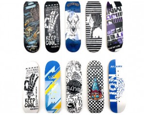 A37 Finger Skateboard Professional Maple Double Rocker Mini Skateboard Decks Sports Bearing Wheel