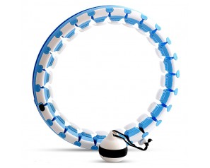 With EU Patent Weighted Plastic hula hoop Fitness Detachable Smart Hula Hoop