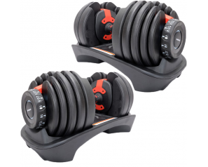 90LB 40kg adjustable dumbbell set fitness equipment Gym weights workout body building