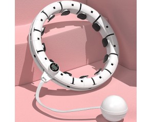 Free Adjustable 16 Setctions Therapy ABS PVC Massage Magnetic Flat free Adjustable Hula Hoop