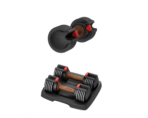 20KGS 22.5KGS 25KGS 10-Locks Easy Storage Adjustable Dumbbell With Automatic And Quick Change 435X210X200MM