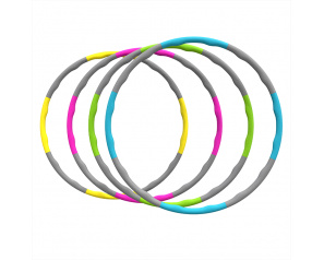 Wholesale Hula Hoop Fitness Gym Detachable Hula Hoop Adjustable 8 Sections Hula Hoop