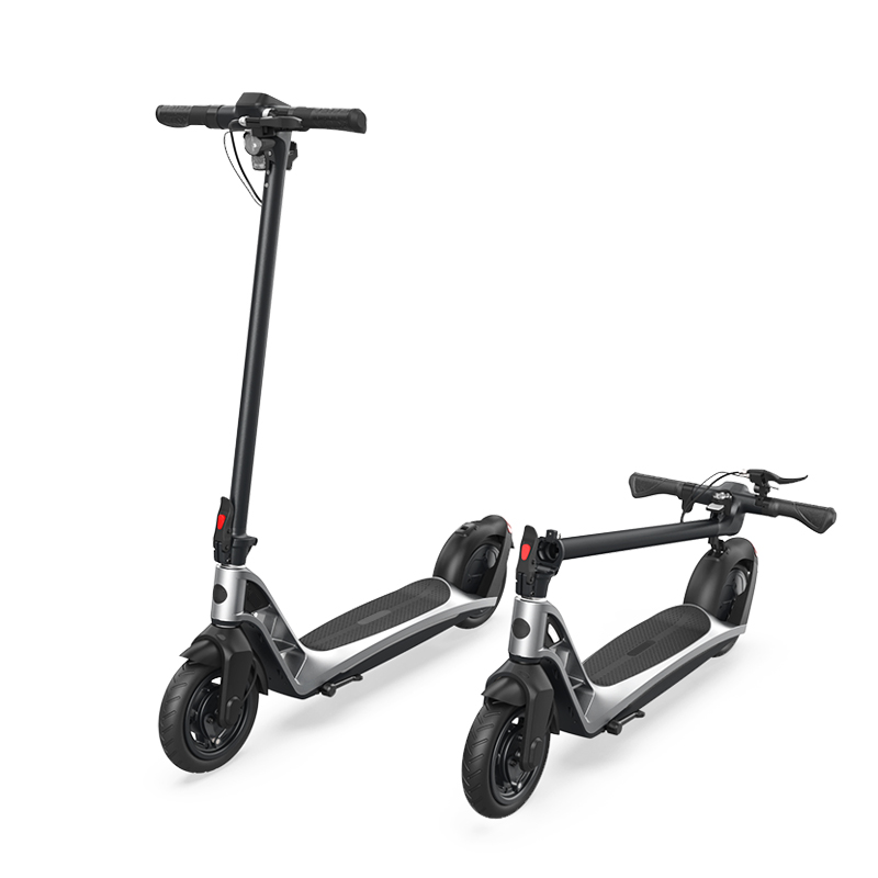 2021 Popular Selling 36v 300w 700rpm Led Light Brake Light Motorcycle Foldable Electric Scooter With Led Light