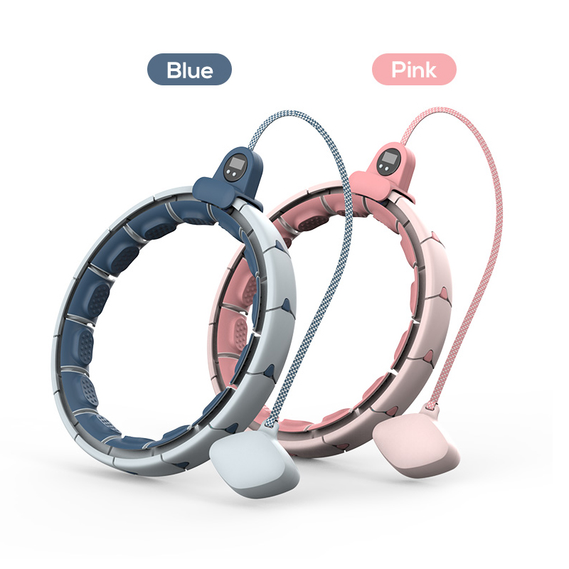 2021 Massage 16 Knots Detachable Smart Calories Counting Weighted Hula Hoop For Adults