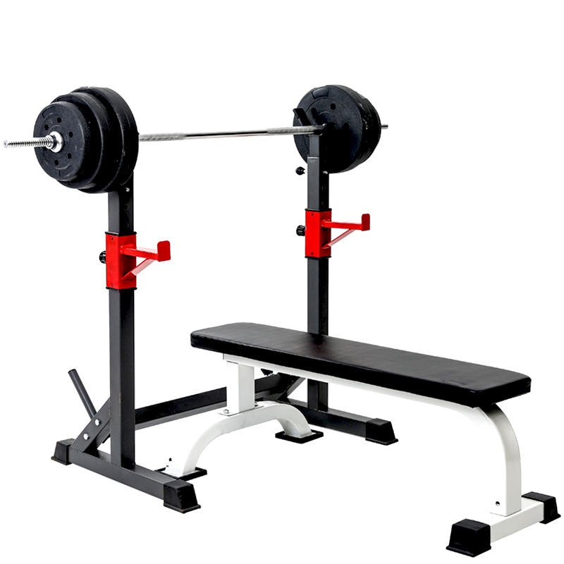 260KG Steel Weight Lifting Dumbbell Bar Adjustable Squat Rack Exercise Stand Home Fitness Weights Dumbells Rack