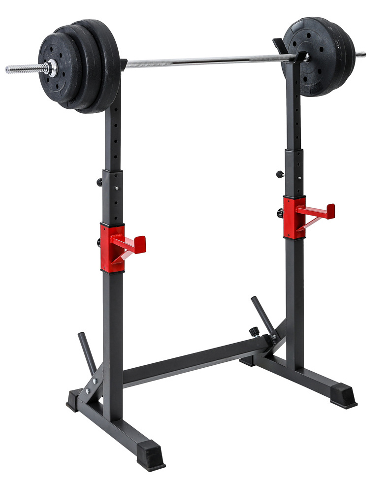 260KG Steel Weight Lifting Dumbbell Bar Adjustable Squat Rack Exercise Stand Home Fitness Weights Dumbells Rack