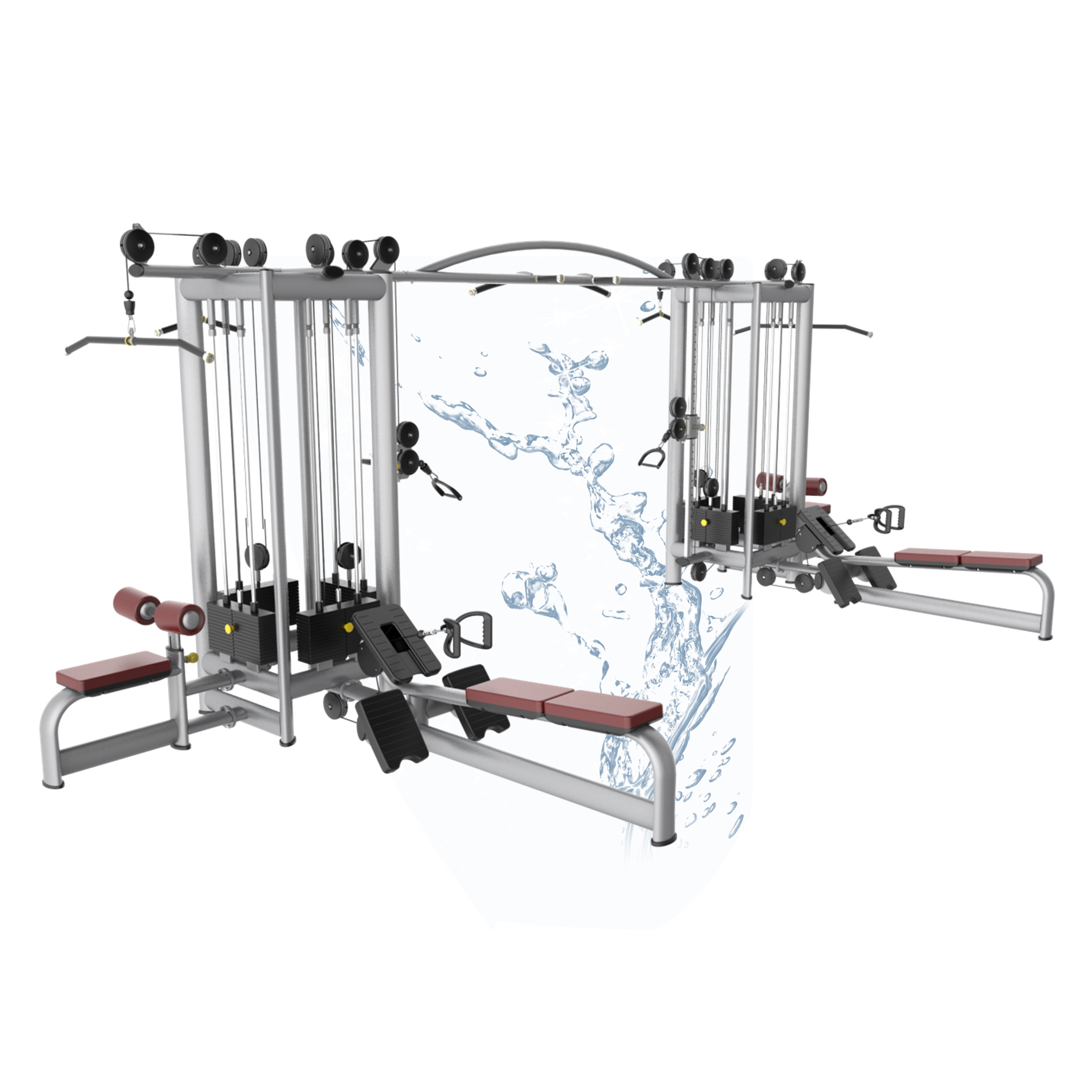 Small Orders Accepted Multi Fitness Equipment & Station Training Machine Gym Workout Manufacturer with good quality