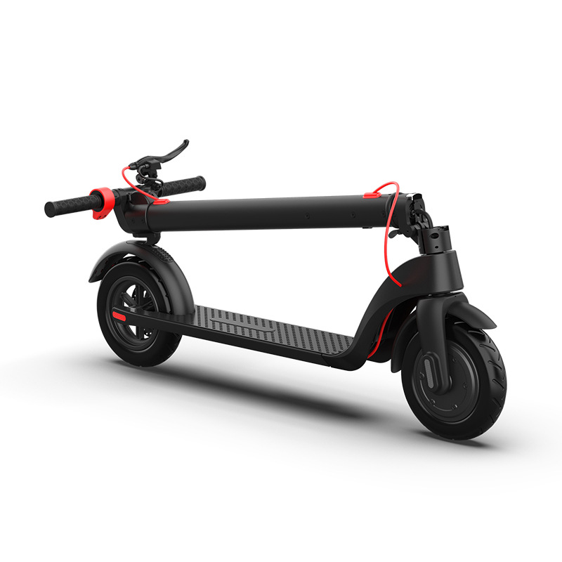 Oversea Warehouse 10 Inch ExplosionProof Pneumatic Tire Folding Mini Adult Aluminum Alloy Lithium Battery Electric Scooter