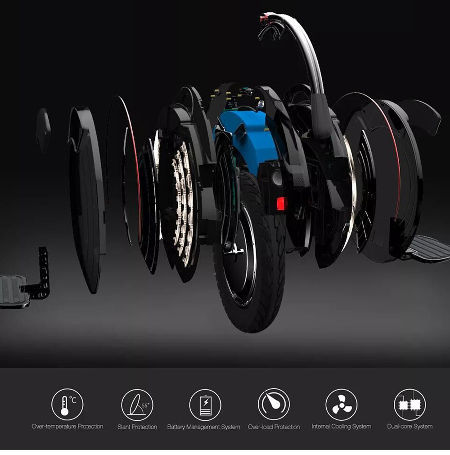 One wheel self-Balancing Electric Unicycle unicycle scooter 2000W 12.8AH 960WH