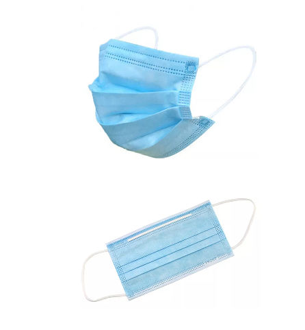 Colorful Disposable mask 3Ply Earloop non woven EN14683 healthcare adjustable nose clip breathable